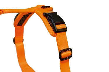SOFTY Geschirr - Größe 2 - orange/schwarz